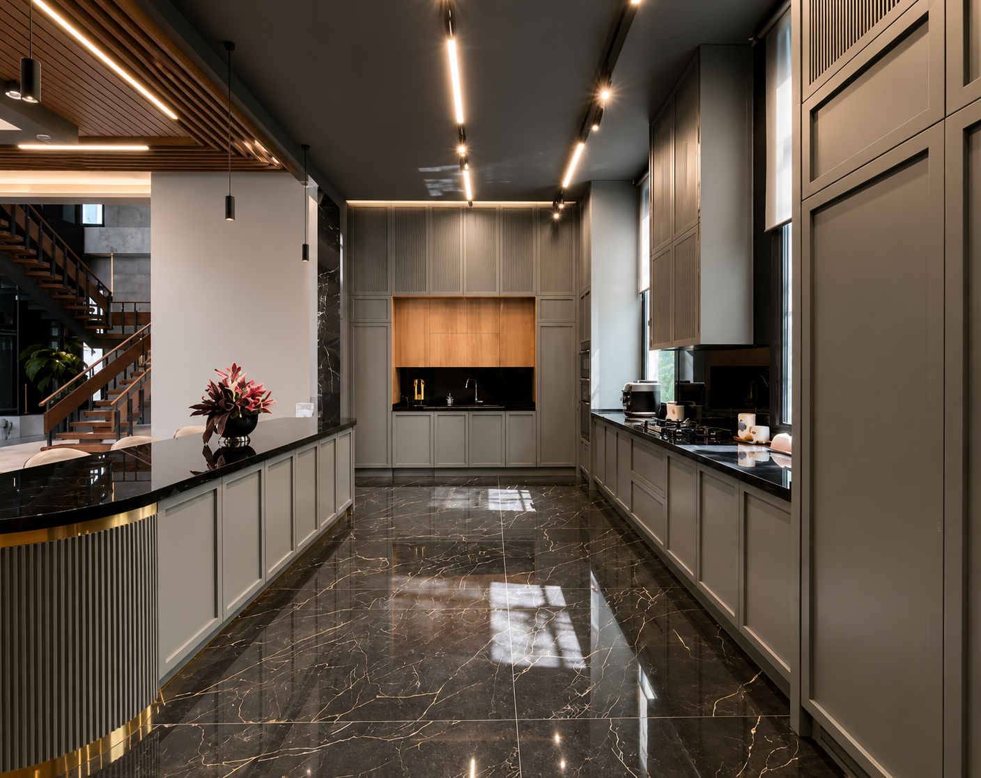 کابینت لوکس روماک — آشپزخانه مدرن